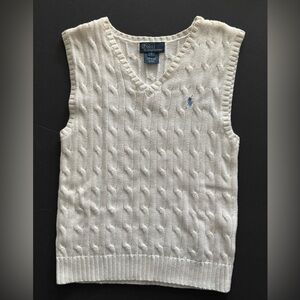Ralph Lauren Cable Knit Sweater Vest